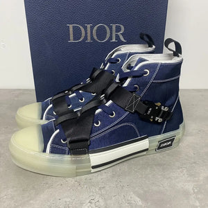 Dior B23 US 9 high top sneaker blue utility men’s trainers
