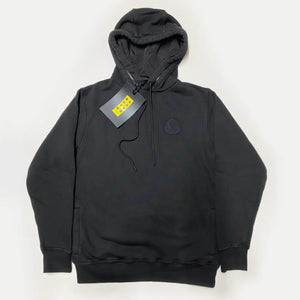 Moncler hoodie sweatshirt size L large oversized black