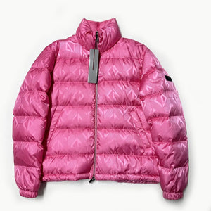 Christian Dior CD 48 M Medium oblique puffer jacket pink
