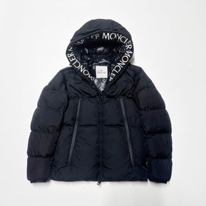 100% AUTHENTIC MONCLER MONTCLA SIZE O XS BLACK DOWN MENS PUFFER JACKET XS