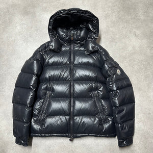 100% AUTHENTIC MONCLER MAYA SIZE 3 BLACK L MENS PUFFER JACKET 8/10