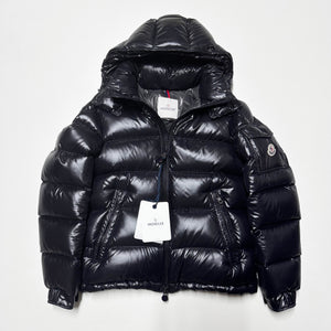 100% AUTHENTIC MONCLER MAYA SIZE 2 BLACK M MENS PUFFER JACKET 10/10