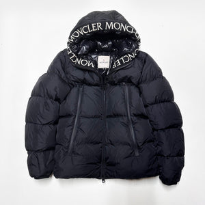 100% AUTHENTIC MONCLER MONTCLA SIZE 3 M L BLACK DOWN MENS PUFFER JACKET LARGE