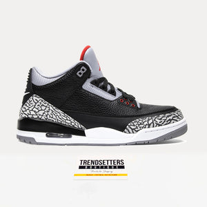 Nike AirnJordan 3 Retro Black Cement (2018) Stylecode 854262-001